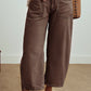 COFFEE MAUVE BARREL JEANS