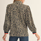 CHEETAH STRIPE 1/4 ZIP