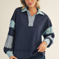MIX MATCH NAVY LS TOP