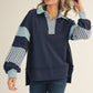 MIX MATCH NAVY LS TOP
