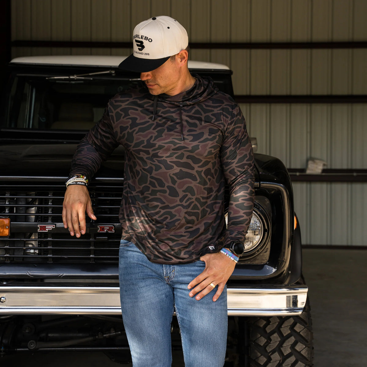 PERFORMANCE HOODIE BENDITA CAMO