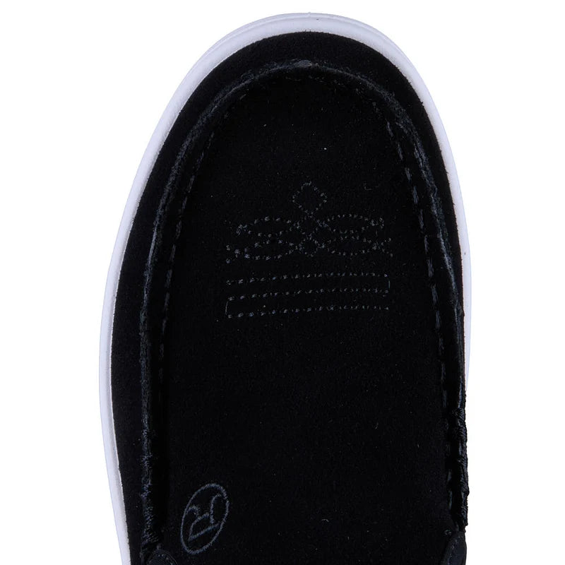 ROPER SUEDE BLK MULE