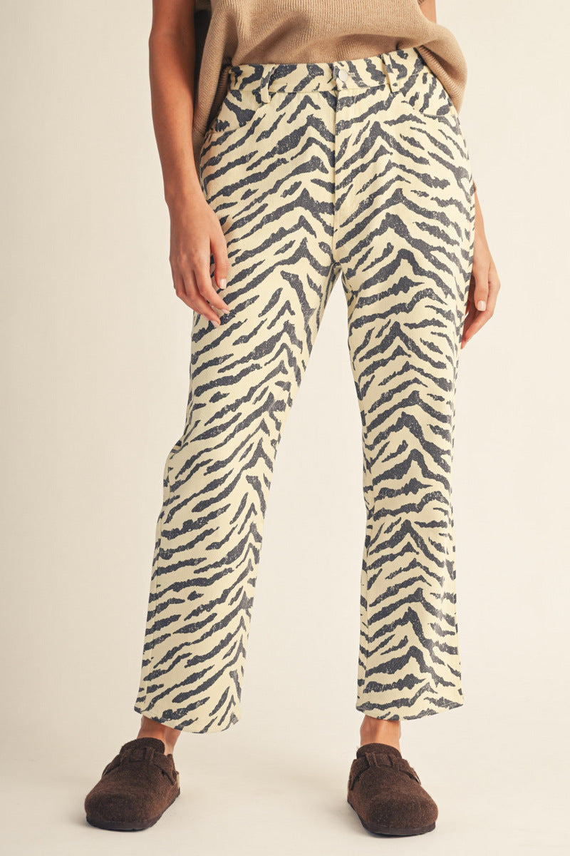 ZEBRA CASUAL PANTS