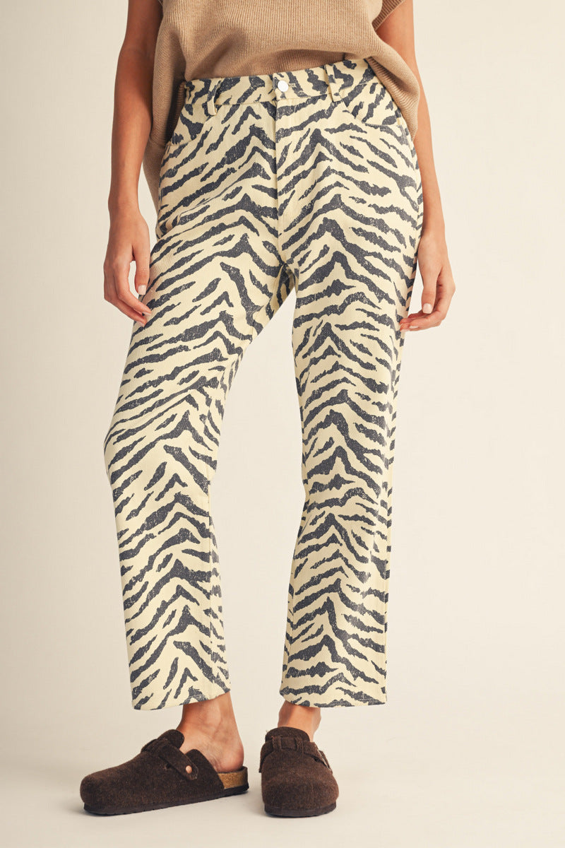 ZEBRA CASUAL PANTS