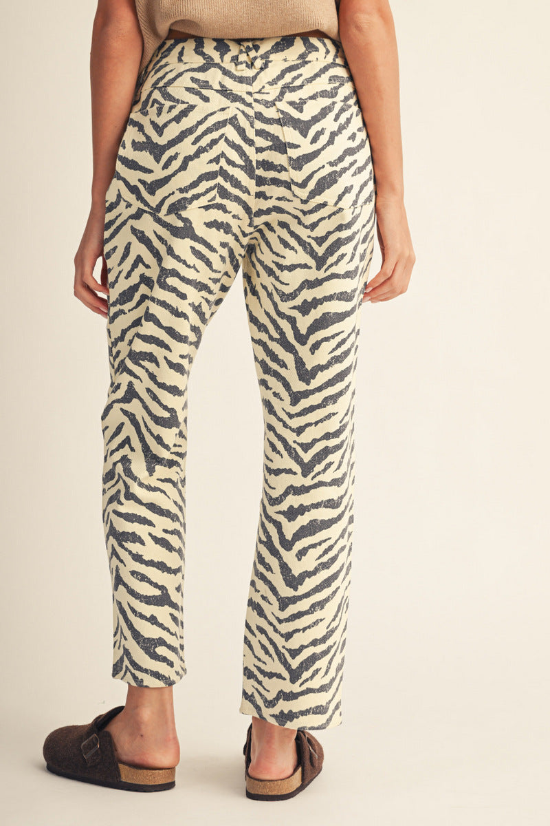 ZEBRA CASUAL PANTS