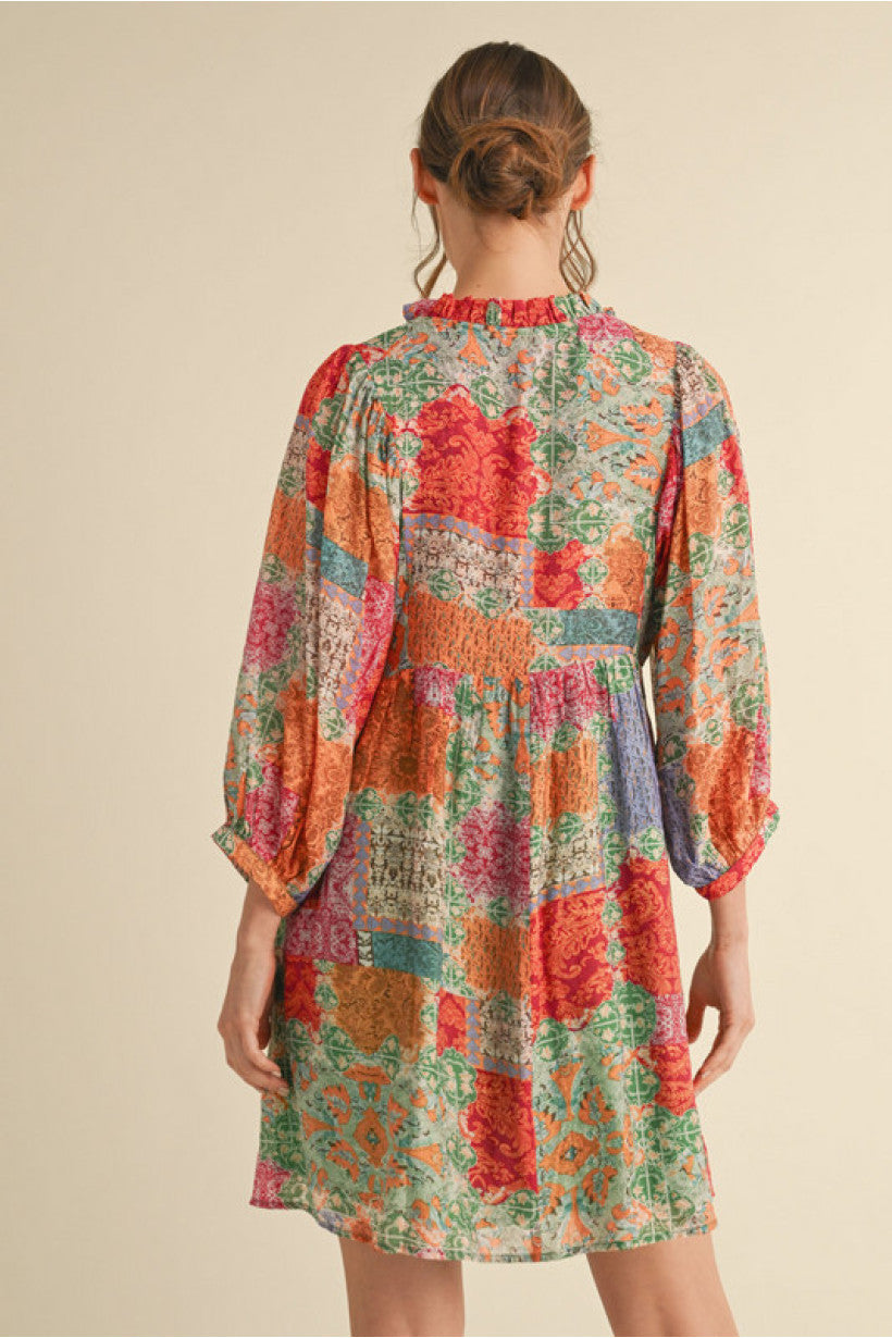 ALL THE PATCHES DRESS