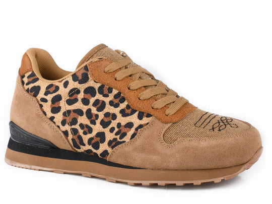 ROPER SUEDE LEOPARD SNEAKERS