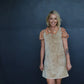 CORDUROY BOOT STITCH DRESS