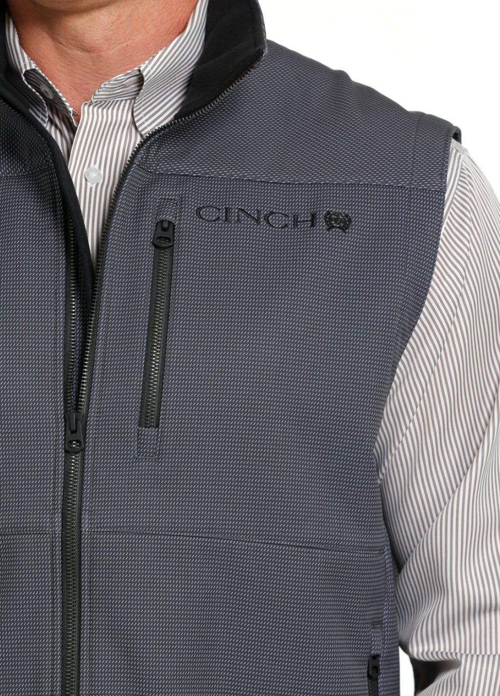 Cinch Mn Bonded Charcoal Vest