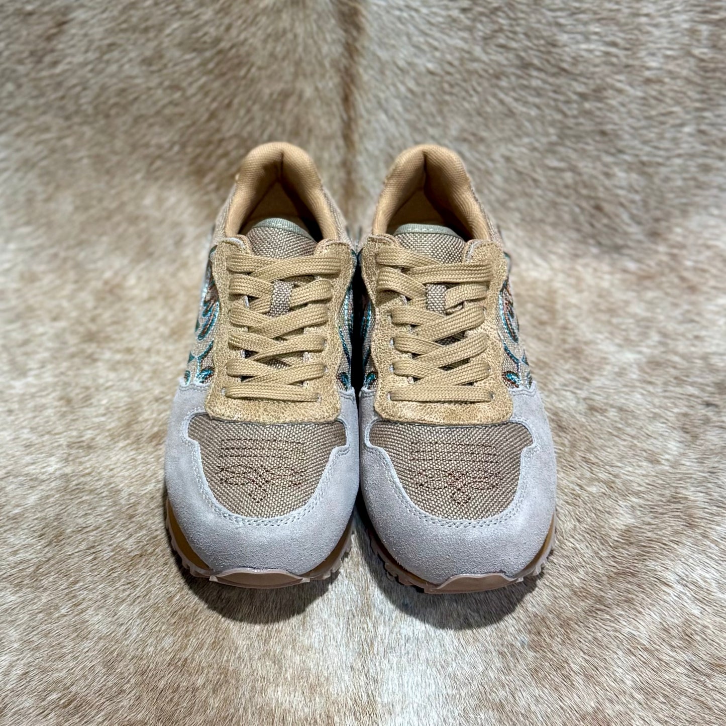 ROPER COW-SUEDE WESTERN STITCH SNEAKER