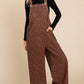 Vintage Wash Leopard Overalls