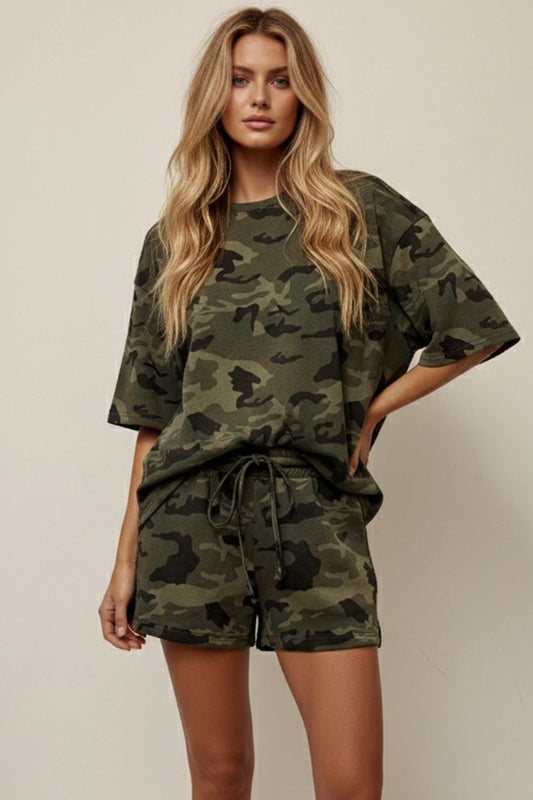 CAMO SHORTS SET