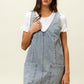 DENIM SUSPENDER DRESS