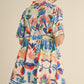 ROYAL FLORAL DRESS