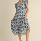 WATER PAINT MAXI DRESS