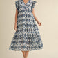 WATER PAINT MAXI DRESS
