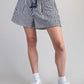 WASHED STRIPE SHORTS