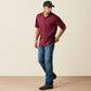 MNS TEK SS MAROON POLO
