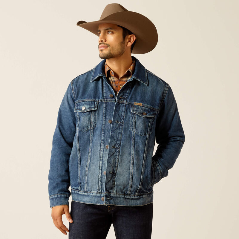 ARIAT MN TRUCKER LINED JACKET