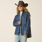 ARIAT WMS DENIM SHIRT JACKET