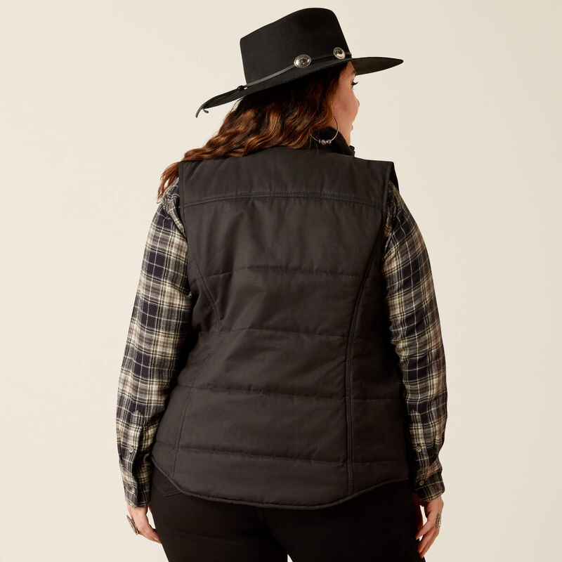 ARIAT WM GRIZZLY BLACK VEST