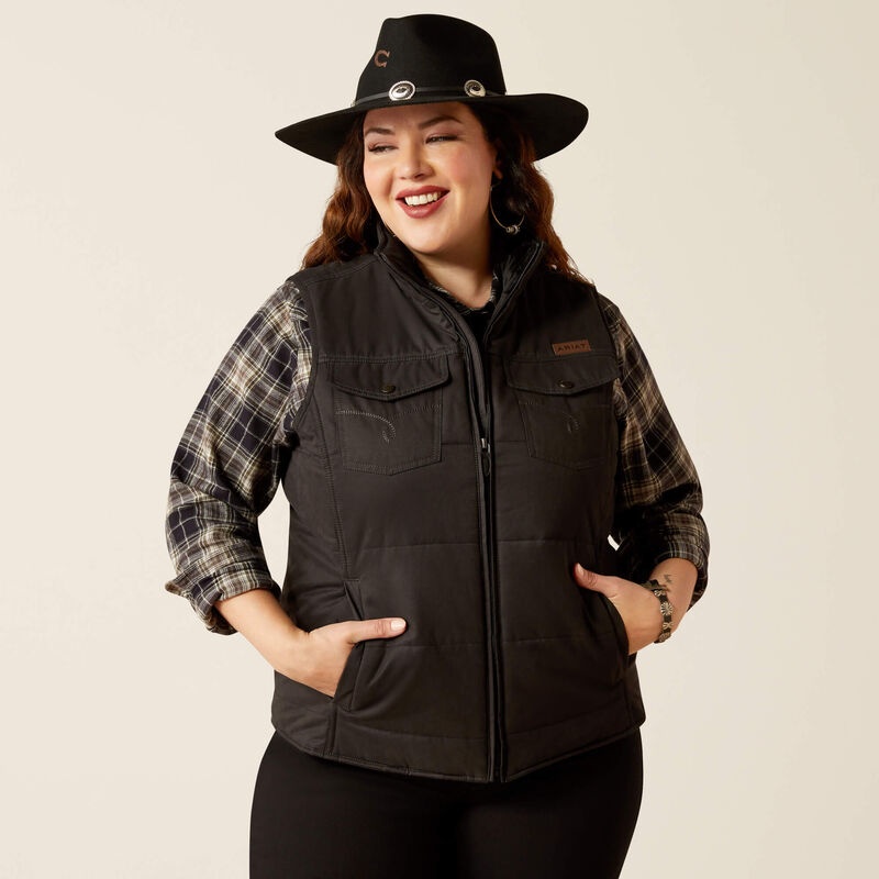 ARIAT WM GRIZZLY BLACK VEST