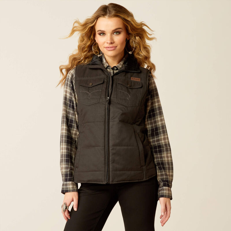 ARIAT WM GRIZZLY BLACK VEST