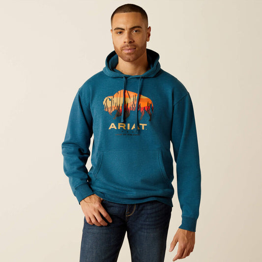 ARIAT MN BISON PLAINS HOODIE