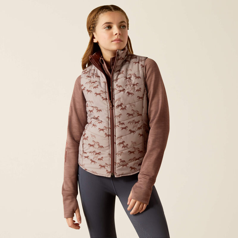 ARIAT YOUTH BELLA INSULATED REVERSIBLE VEST