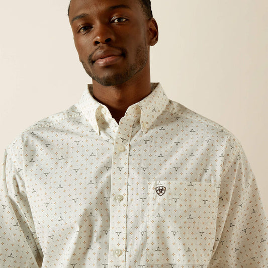 MNS BUSTER WHITE LS