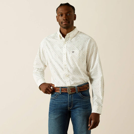 MNS BUSTER WHITE LS