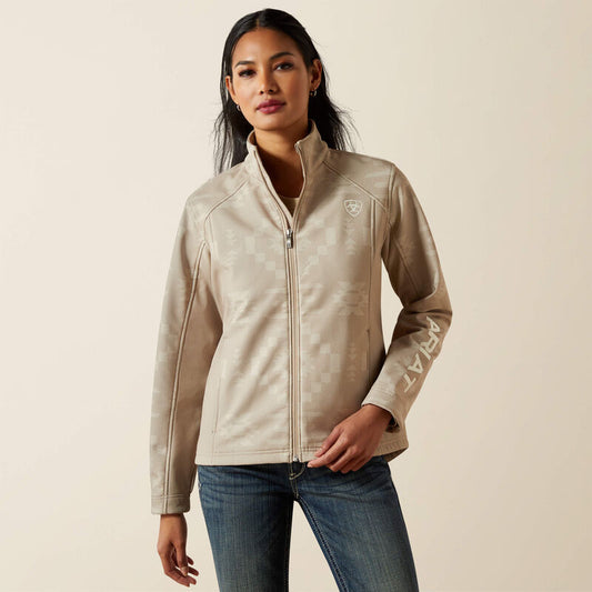 Ariat Logo Softshell Southwest Cream Jacket