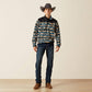 ARIAT MN TEAL SOUTHWEST BASIS SWEATER