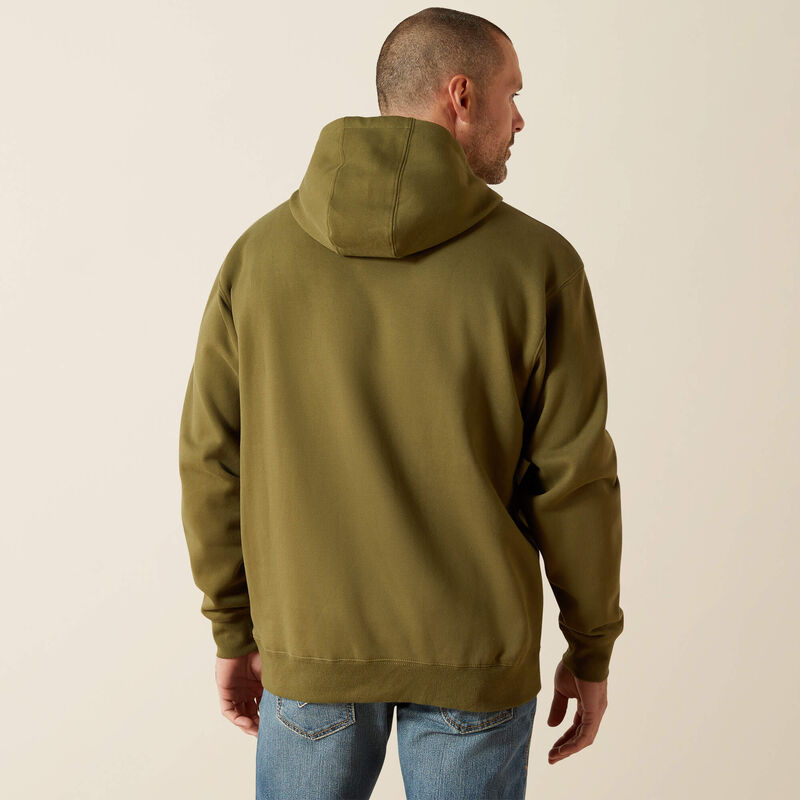 ARIAT MN EMB WINTER HOODIE