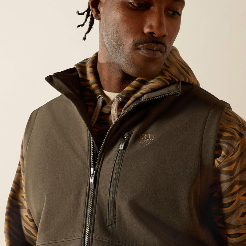 MN SOFTSHELL GREEN VEST