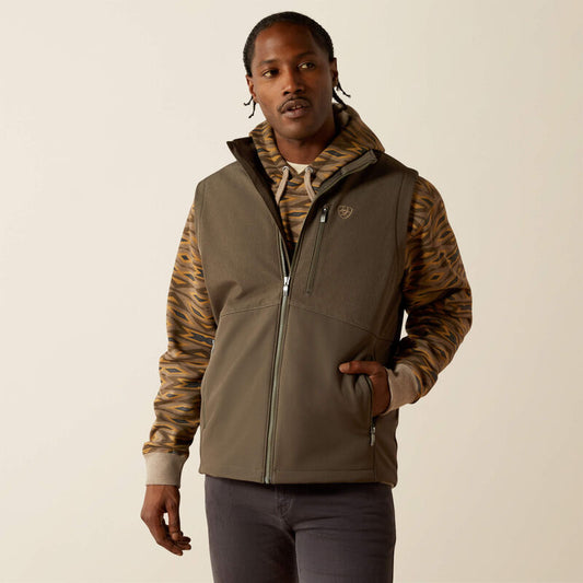 MN SOFTSHELL GREEN VEST