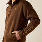 ARIAT MENN CALDWELL 1/4 ZIP CARAFE SWEATER