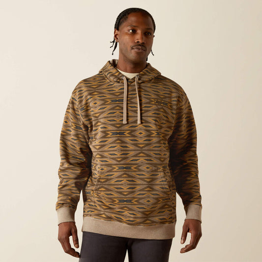 ARIAT MN SW KHAKI HOODIE