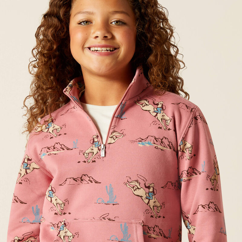ARIAT GIRL BRONC 1/4 ZIP
