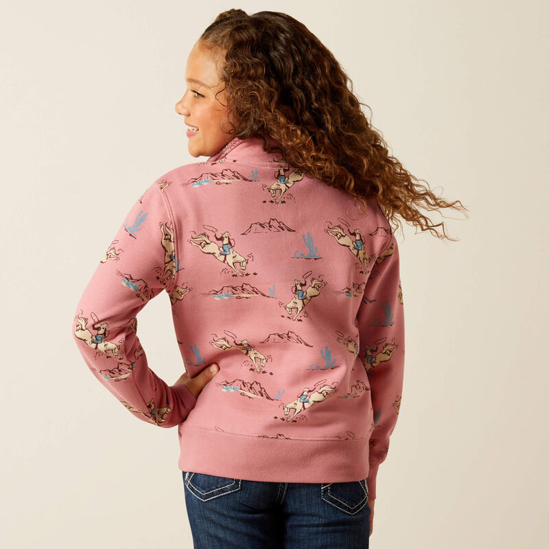ARIAT GIRL BRONC 1/4 ZIP