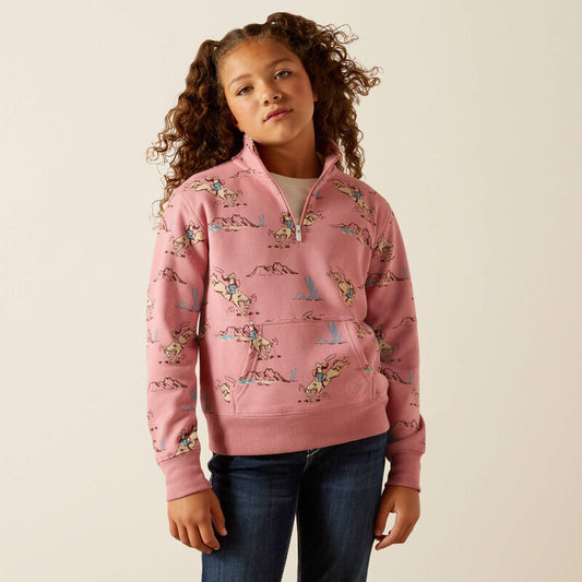 ARIAT GIRL BRONC 1/4 ZIP