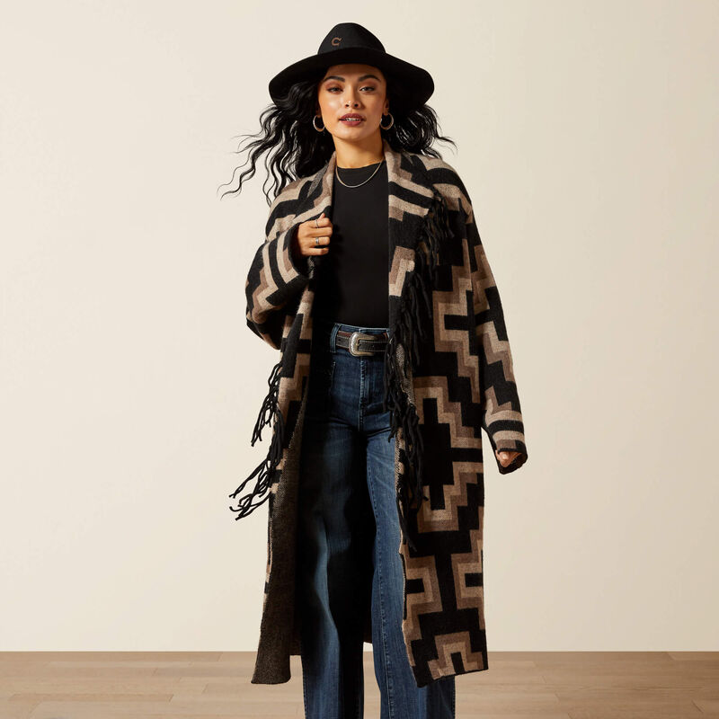 ARIAT WM BARREL SWTR COATS