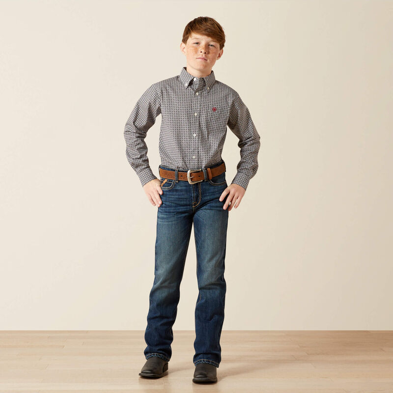ARIAT BOYS TOBIAS LS SHIRT