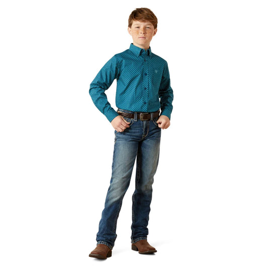 ARIAT BOYS TYCE LS SHIRT