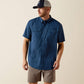 MN PRINTED VENT-TEK DARK DENIM NAVY OUTBOUND SS