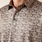 MN PRINT FITTED DESERT POLO
