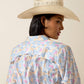 ARIAT WM VENT-TEK FLORAL LS