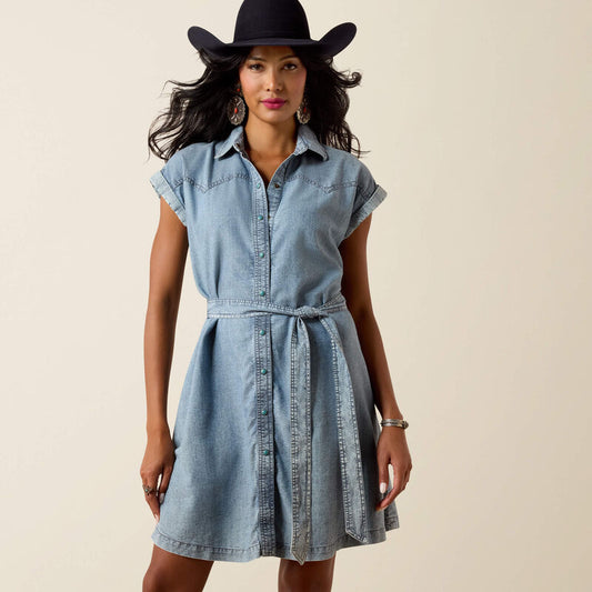 ARIAT HAMPTON DENIM DRESS