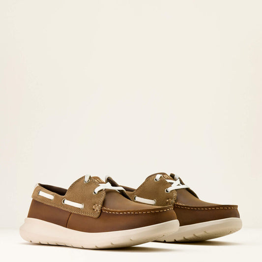 WOMENS ARIAT SHORE BRN HILO