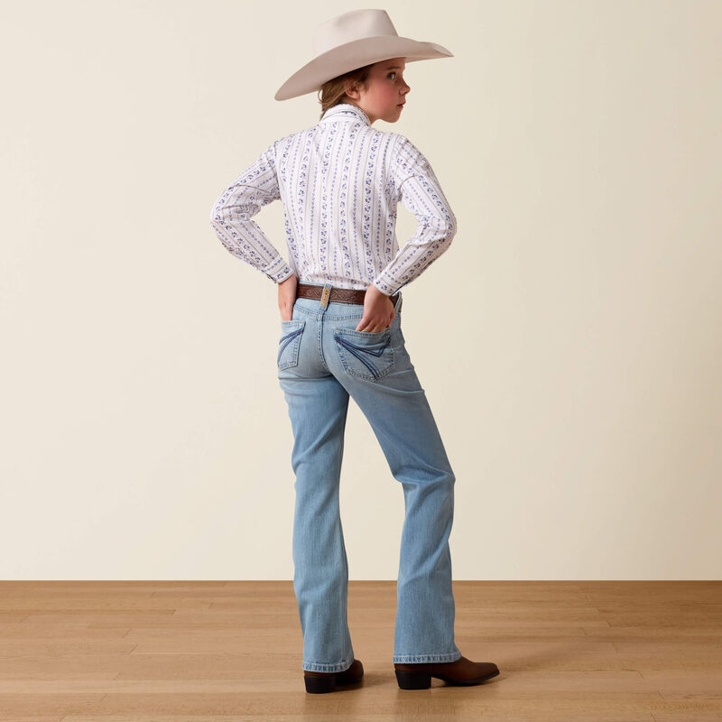 GIRLS SHERRY BOOT CUT JEANS